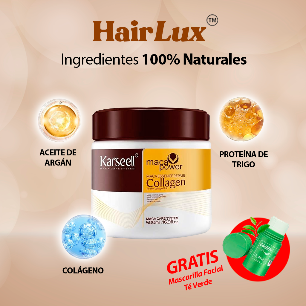 Hair Lux™ Tu cabello liso en 10 minutos. (500ml)+Regalo especial